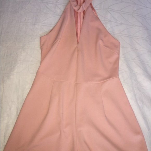Pink Choker Romper - Picture 2 of 4